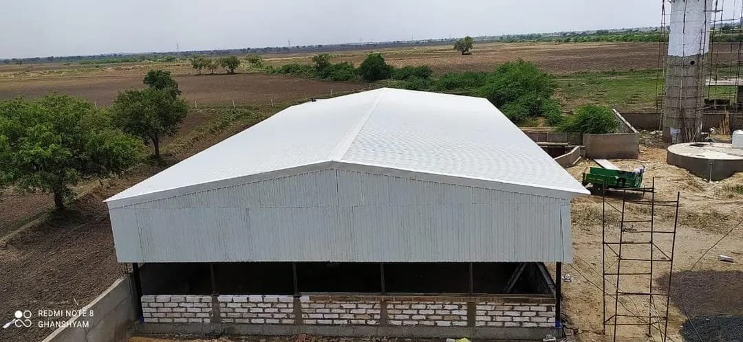 Completed shed & roofing